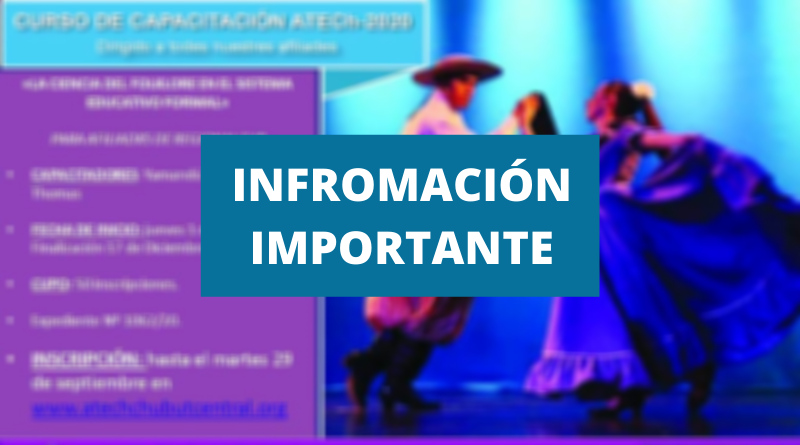 Se reprograma la fecha de la primera clase