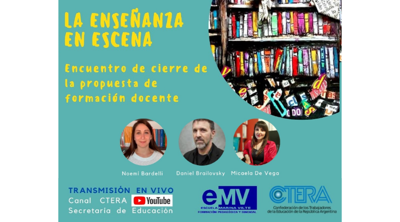 Conversatorio: La enseñanza en escena