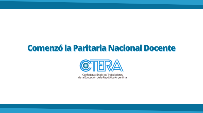 Se trató la grave situación de Chubut en la Paritaria Nacional Docente