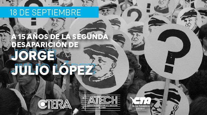 A 15 años de la segunda desaparición de Jorge Julio López