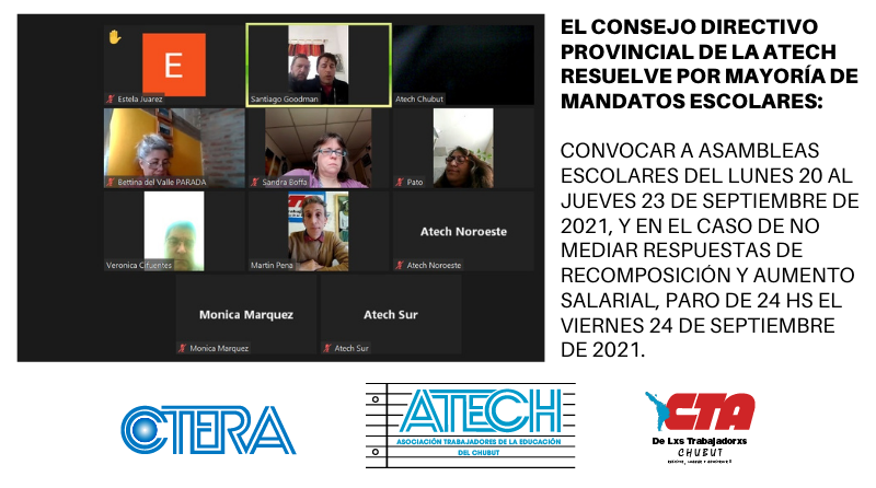 RESOLUCIÓN DEL CONSEJO DIRECTIVO PROVINCIAL 20 de sep