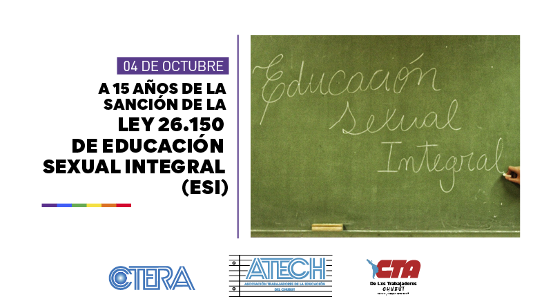 A 15 años de la sanción de la Ley de Educación Sexual Integral