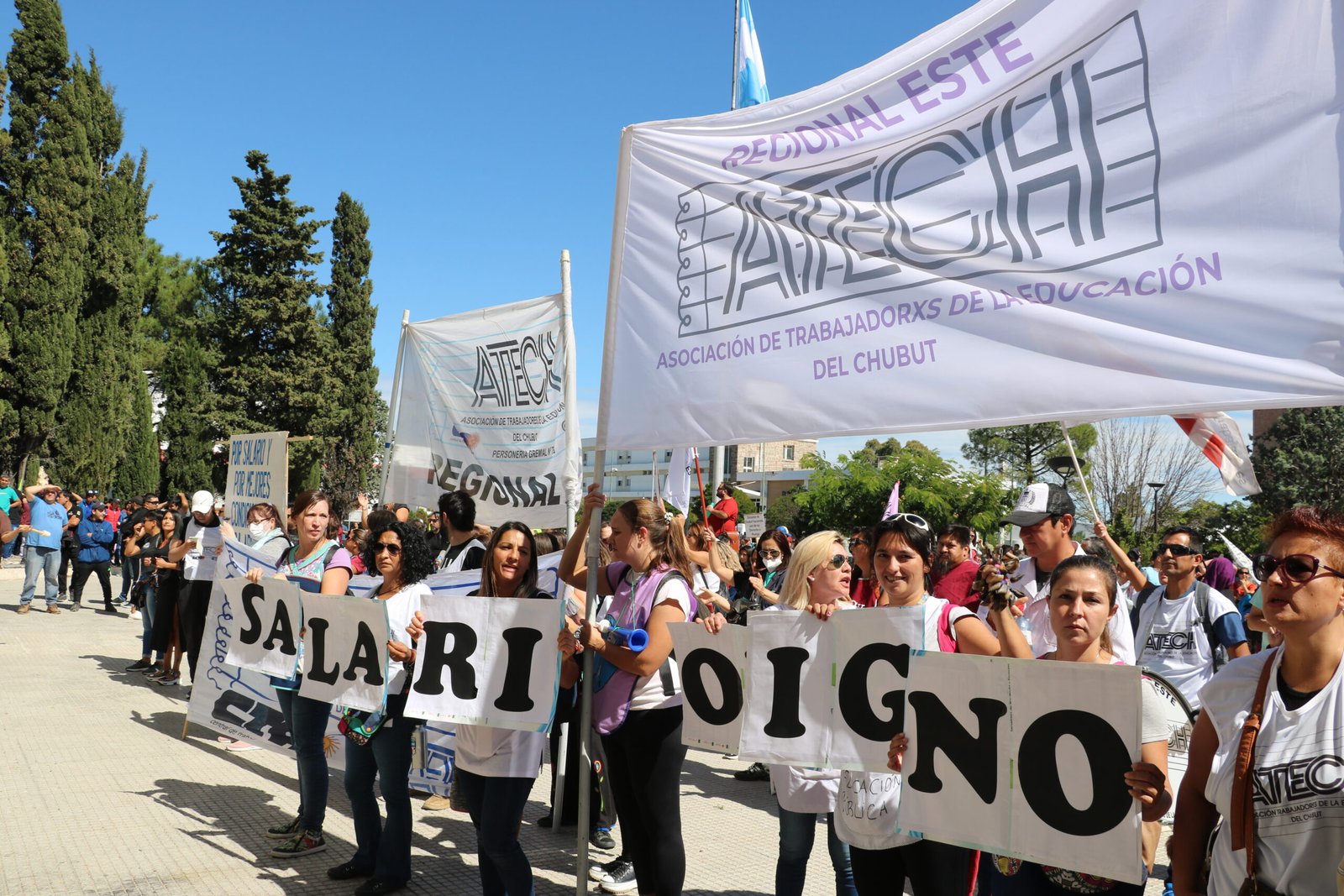 La Atech inició acción de protesta por la homologación de paritaria salarial 2022 por parte de subsecretaría de trabajo