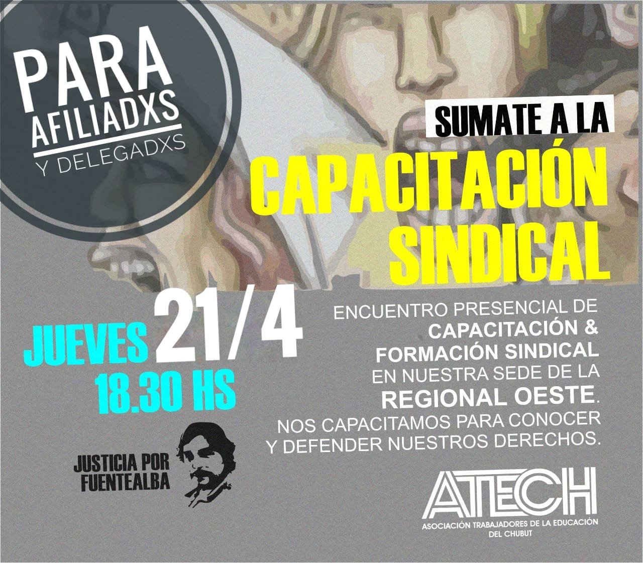 Segundo encuentro: Súmate al taller de Capacitación Sindical