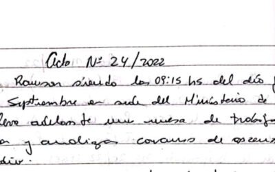 MESA TÉCNICA TITULARIZACIÓN NIVEL SECUNDARIO