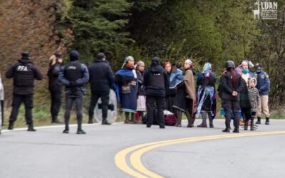 Nuestra solidaridad con la Comunidad Lafken Winkul Mapu en Villa Mascardi
