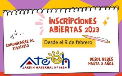 Inscripciones abiertas para el Jardín Maternal N°1424 de Trelew