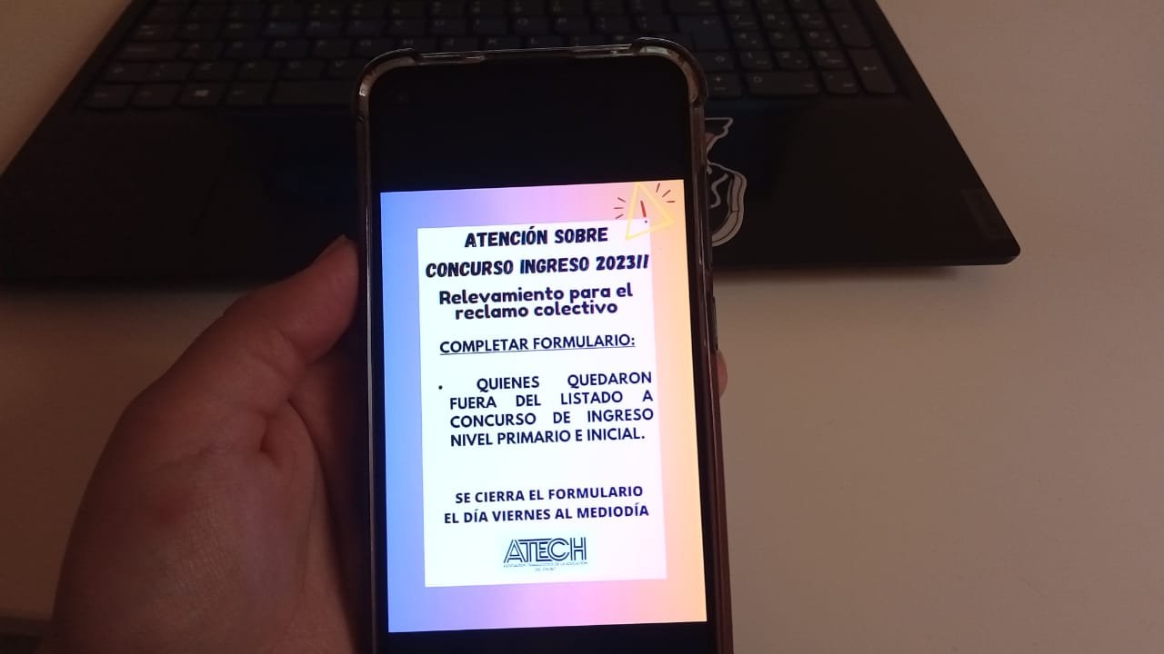 Formulario inconvenientes Concurso docente portada