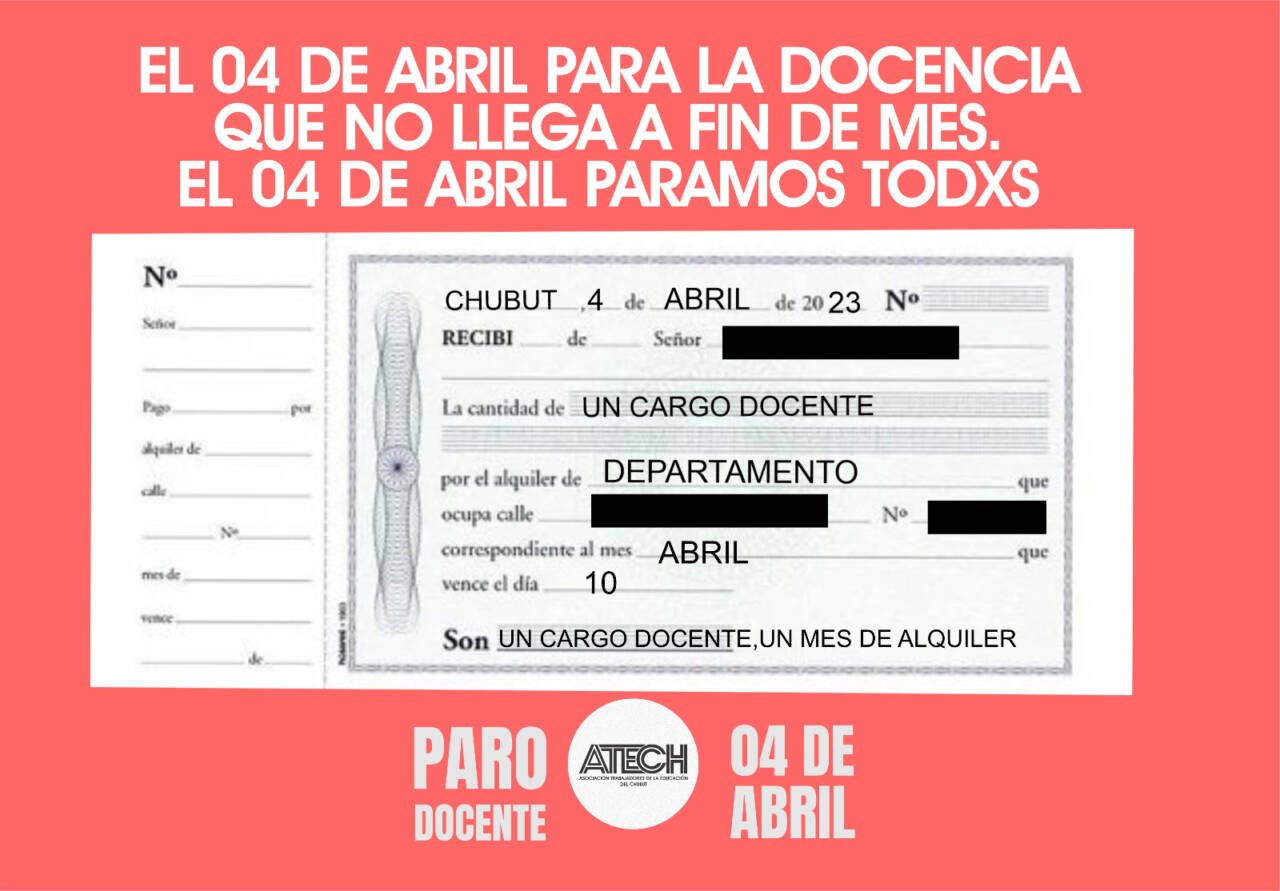 Paro docente 4 de abril