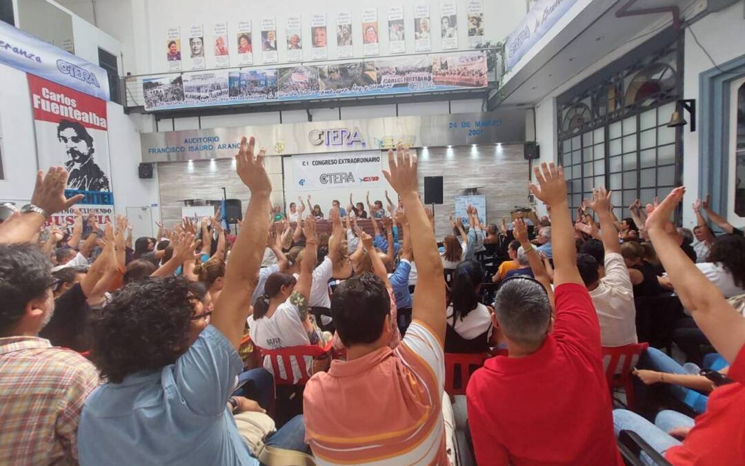 Para Nacional Docente: lunes 26 de febrero