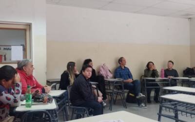 Recorrida por las escuelas 706,148 y 72 de Río Mayo y la UEM 102 de Buen Pasto