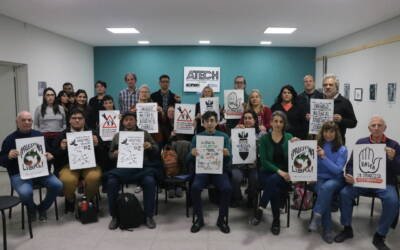 Invitamos a visitar la Muestra Plástica «I Salón Internacional de Grabado: Palestina Libre»